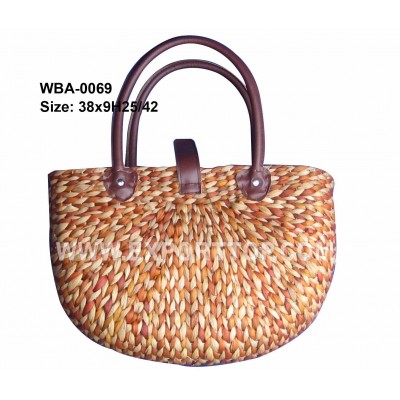 Pretty water hyacinth bag from Vietnam ( skype: July.etop)